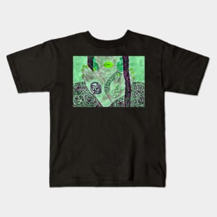 Mayan Green Jade Model No. 1 Kids T-Shirt